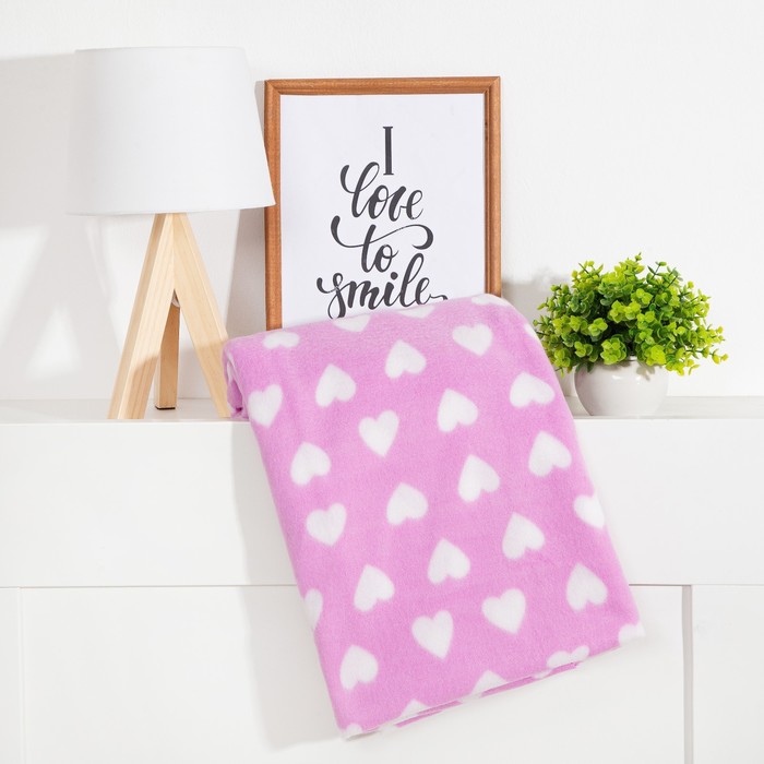 Плед Экономь и Я "Сердечки" 150*200 см, пл.160 г/м2, 100% п/э
Плед Экономь и Я "Сердечки" 150*200 см, пл.160 г/м2, 100% п/э