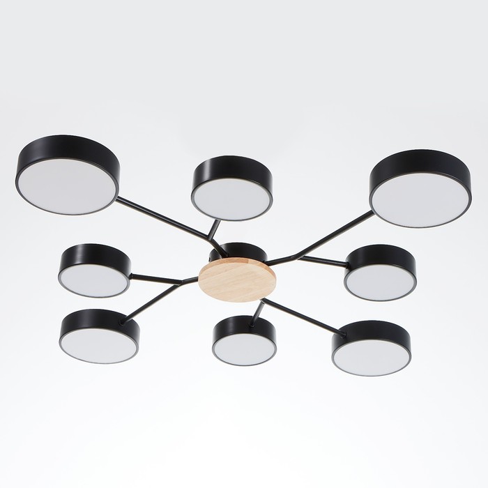 Люстра 1319/8BK LED 192Вт 3000-6000К черный 87х87х5 см
Люстра 1319/8BK LED 192Вт 3000-6000К черный 87х87х5 см