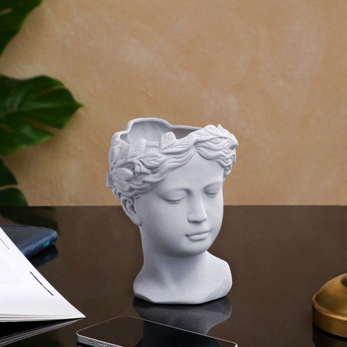 Органайзер-кашпо "Афина", серое, матовое, керамика, 19 см, 1.1 л
Органайзер-кашпо "Афина", серое, матовое, керамика, 19 см, 1.1 л