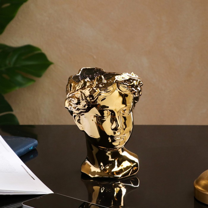 Кашпо "Афина", золотое, глянцевое, керамика, 19 см, 1.1 л
Кашпо "Афина", золотое, глянцевое, керамика, 19 см, 1.1 л