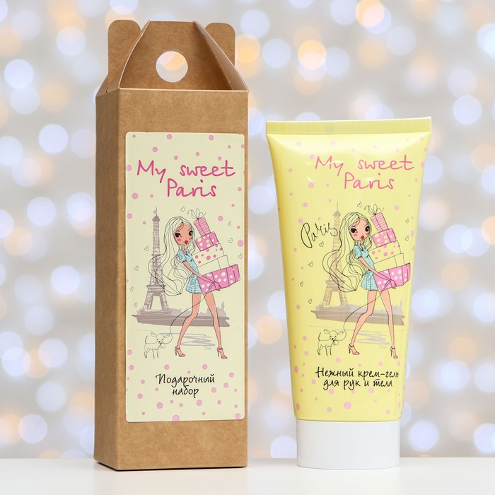 Подарочный набор My sweet Paris: крем-гель для рук и тела, 150 мл
Подарочный набор My sweet Paris: крем-гель для рук и тела, 150 мл
