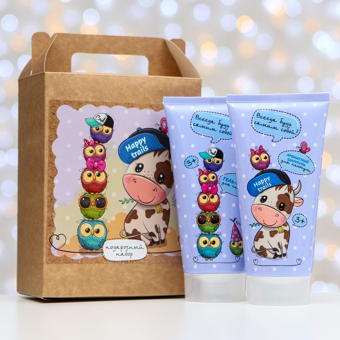 Подарочный набор Happy Trails: шампунь, 150 мл + гель-пенка, 150 мл
Подарочный набор Happy Trails: шампунь, 150 мл + гель-пенка, 150 мл