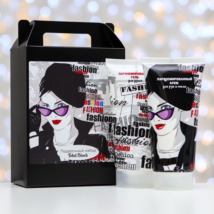 Подарочный набор Total Black: крем для рук и тела, 150 мл + гель для душа, 150 мл
Подарочный набор Total Black: крем для рук и тела, 150 мл + гель для душа, 150 мл