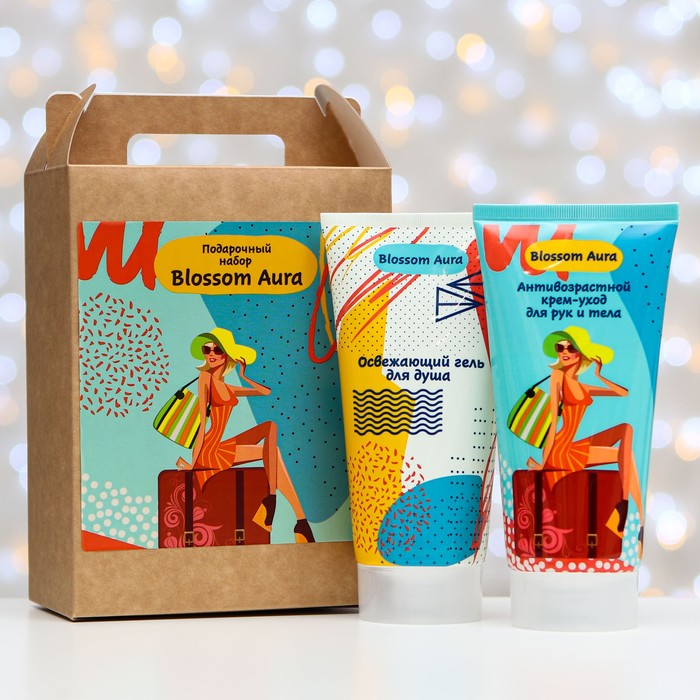 Подарочный набор Blossom Aura: гель для душа, 150 мл + крем-уход для рук и тела, 150 мл
Подарочный набор Blossom Aura: гель для душа, 150 мл + крем-уход для рук и тела, 150 мл
