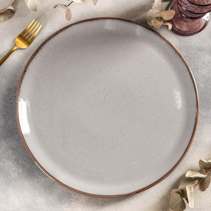 Тарелка для пиццы Dark Grey, d=32 см, цвет тёмно-серый
Тарелка для пиццы Dark Grey, d=32 см, цвет тёмно-серый