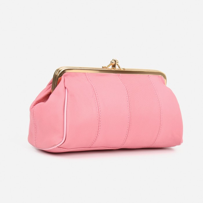 Косметичка на фермуаре, 2 отдела, наружный карман, цвет розовый
Косметичка на фермуаре, 2 отдела, наружный карман, цвет розовый