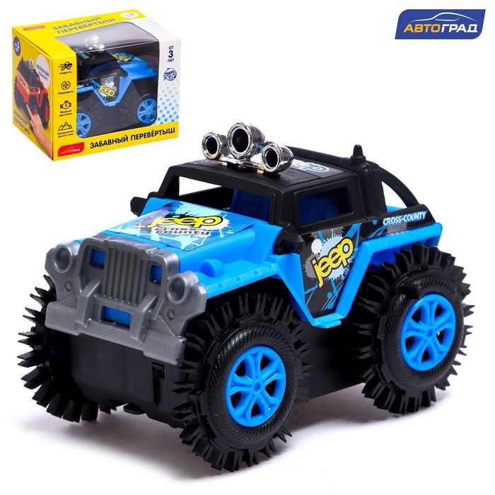 Джип-перевёртыш «Триал», работает от батареек, МИКС
Джип-перевёртыш «Триал», работает от батареек, МИКС