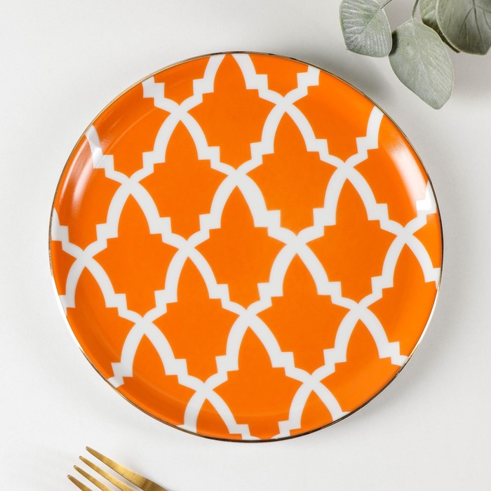 Тарелка для пиццы Morocco, d=20 см, цвет оранжевый
Тарелка для пиццы Morocco, d=20 см, цвет оранжевый