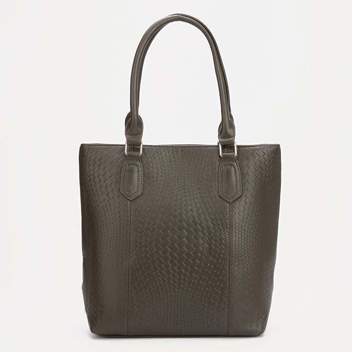 Сумка-тоут на молнии, наружный карман, длинный ремень, цвет зелёный
Сумка-тоут на молнии, наружный карман, длинный ремень, цвет зелёный