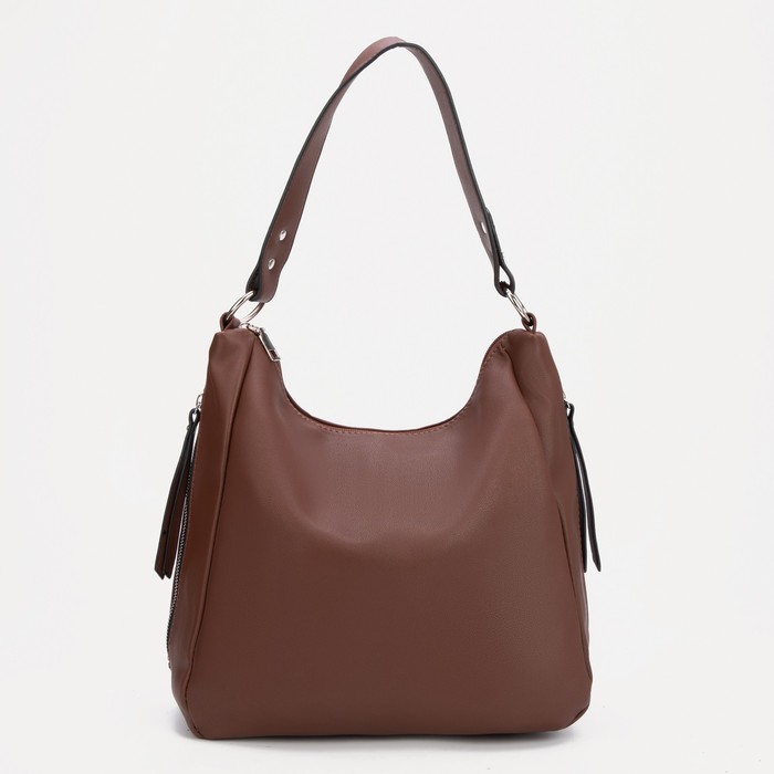 Сумка-хобо, отдел на молнии, 3 наружных кармана, цвет рыжий
Сумка-хобо, отдел на молнии, 3 наружных кармана, цвет рыжий