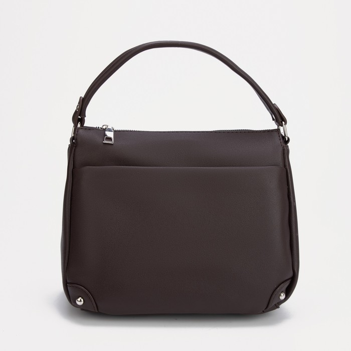 Сумка кросс-боди, отдел на молнии, наружный карман, цвет тёмно-коричневый
Сумка кросс-боди, отдел на молнии, наружный карман, цвет тёмно-коричневый