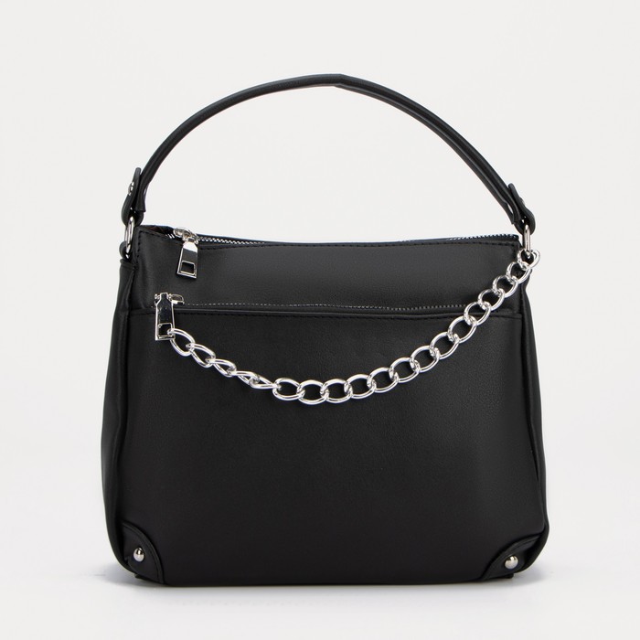 Сумка кросс-боди, отдел на молнии, наружный карман, цвет чёрный
Сумка кросс-боди, отдел на молнии, наружный карман, цвет чёрный