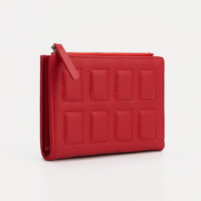 Кошелёк на кнопке, цвет красный
Кошелёк на кнопке, цвет красный