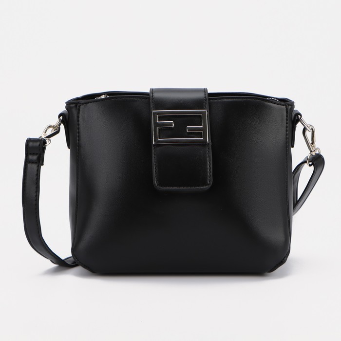 Сумка кросс-боди, отдел на молнии, наружный карман, цвет чёрный
Сумка кросс-боди, отдел на молнии, наружный карман, цвет чёрный