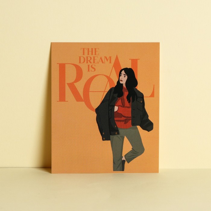 Открытка инстаграм «Мечты сбываются», 8,8 × 10,7 см
Открытка инстаграм «Мечты сбываются», 8,8 × 10,7 см