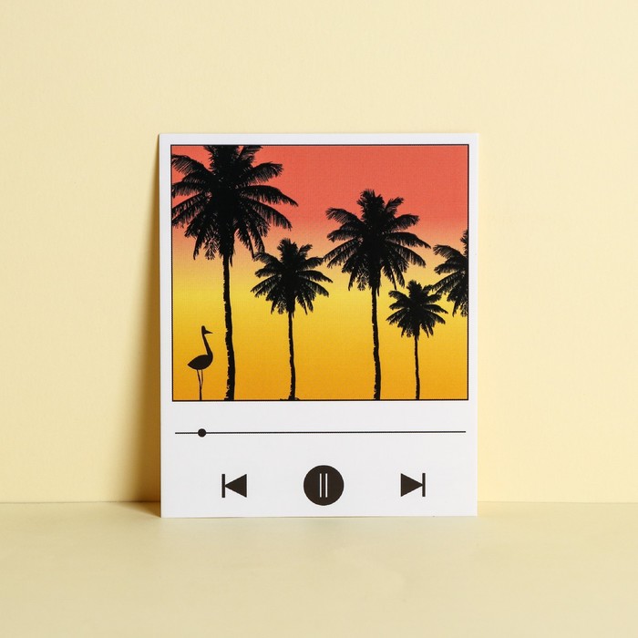 Открытка инстаграм «Пальмы», 8,8 × 10,7 см
Открытка инстаграм «Пальмы», 8,8 × 10,7 см