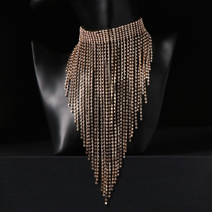 Чокер "Лёд" водопад, цвет белый в золоте, 32 см
Чокер "Лёд" водопад, цвет белый в золоте, 32 см