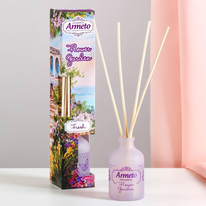 Диффузор ароматический Armeto "Flower Garden", 40 мл
Диффузор ароматический Armeto "Flower Garden", 40 мл