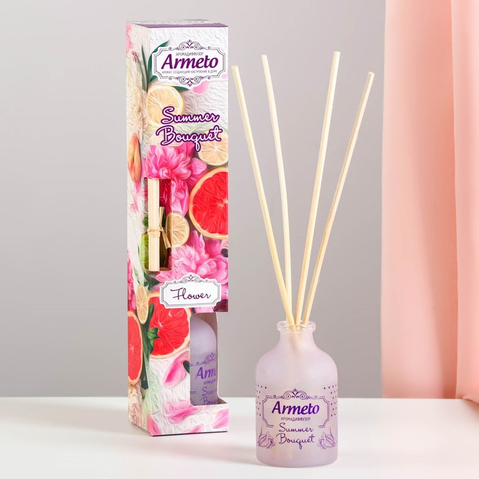 Диффузор ароматический Armeto "EscapadeVerte", 40 мл
Диффузор ароматический Armeto "EscapadeVerte", 40 мл