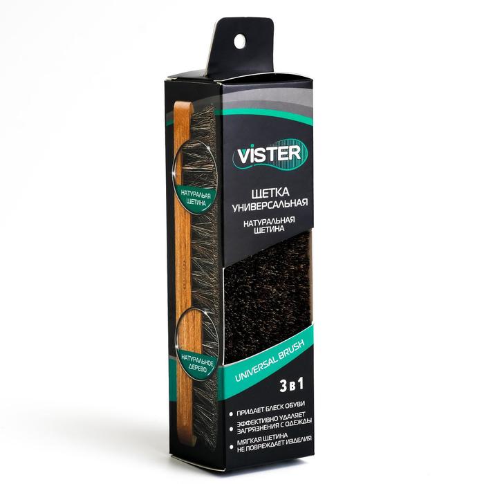 Щетка деревянная для обуви Vister, щетина из конского волоса (большая)
Щетка деревянная для обуви Vister, щетина из конского волоса (большая)