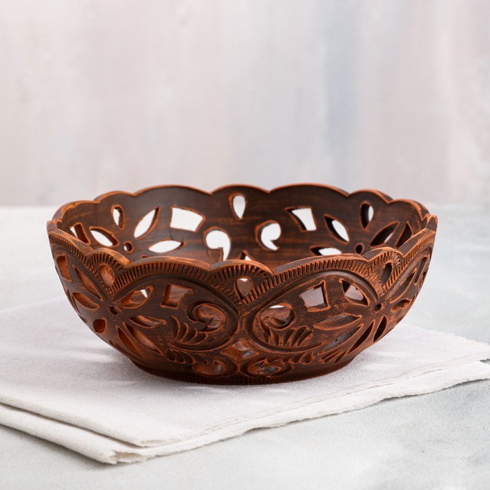 Конфетница "Ажурная", декор, красная глина, 19.5 см
Конфетница "Ажурная", декор, красная глина, 19.5 см