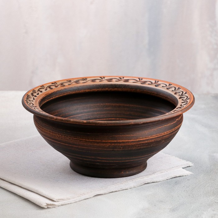 Салатник "Домашний", ангоб, красная глина, 2.5 л
Салатник "Домашний", ангоб, красная глина, 2.5 л