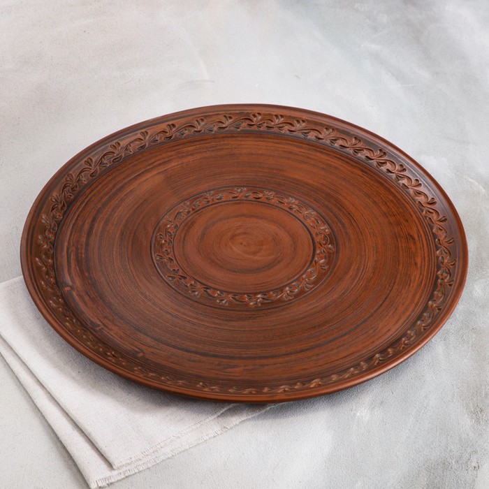 Блюдо для подачи закусок, красная глина, 42 см
Блюдо для подачи закусок, красная глина, 42 см