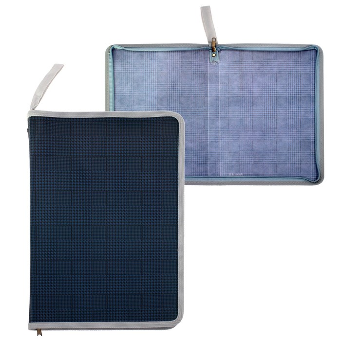 Папка пластик А4+ молния вокруг дизайн Axent Tartan Blue 1804-19-A
Папка пластик А4+ молния вокруг дизайн Axent Tartan Blue 1804-19-A