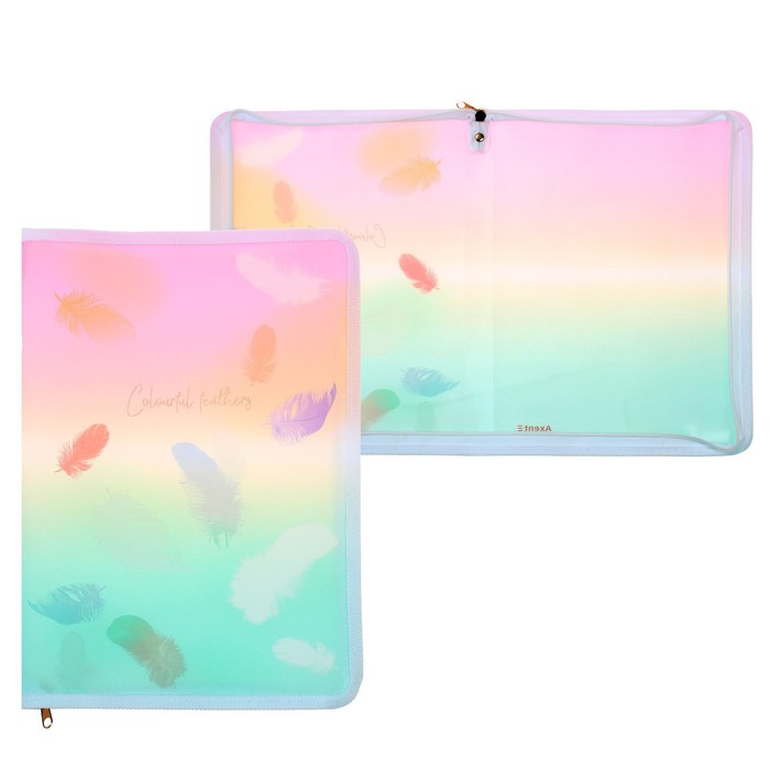 Папка пластик А4+ молния вокруг дизайн Axent Colourful Feather 01 1807-91-A
Папка пластик А4+ молния вокруг дизайн Axent Colourful Feather 01 1807-91-A