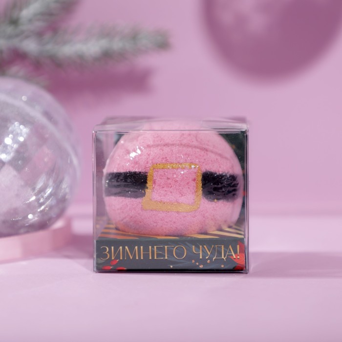Бомбочка для ванны "Зимнего чуда!" 130 г, аромат ягодный чизкейк
Бомбочка для ванны "Зимнего чуда!" 130 г, аромат ягодный чизкейк