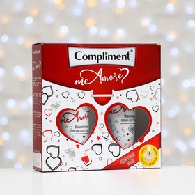 Набор Compliment Me Amore: гель-мусс для душа, 200 мл + мерцающий лосьон для тела, 80 мл
Набор Compliment Me Amore: гель-мусс для душа, 200 мл + мерцающий лосьон для тела, 80 мл