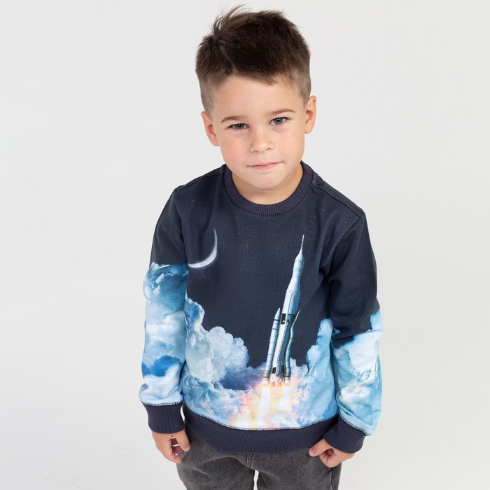 Свитшот для мальчика, цвет тёмно-синий, рост 116 см
Свитшот для мальчика, цвет тёмно-синий, рост 116 см