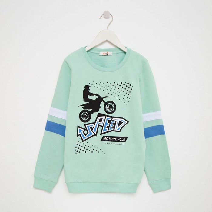 Свитшот для мальчика, цвет мятный, рост 128 см
Свитшот для мальчика, цвет мятный, рост 128 см