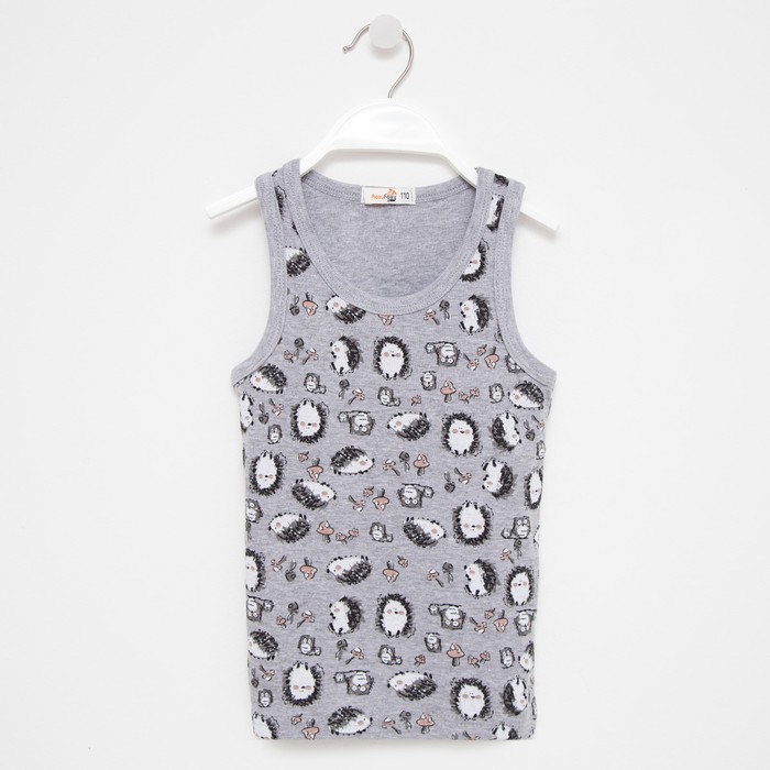 Майка для девочки, цвет серый меланж, рост 104 см
Майка для девочки, цвет серый меланж, рост 104 см