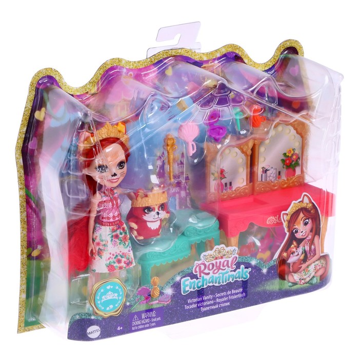 Игровой набор «Энчантималс Туалетный столик», с аксессуарами
Игровой набор «Энчантималс Туалетный столик», с аксессуарами