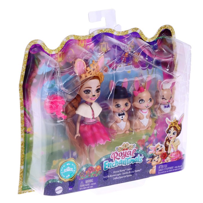 Игровой набор «Кукла Энчантималс с 3+ зверушками», Семья Бристал Кроли
Игровой набор «Кукла Энчантималс с 3+ зверушками», Семья Бристал Кроли