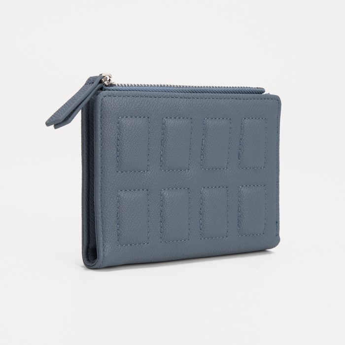 Кошелёк на кнопке, цвет голубой
Кошелёк на кнопке, цвет голубой