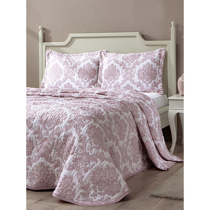 Покрывало с наволочками Darya, размер 240x260 см, 50x70 см-2 шт, цвет пудра
Покрывало с наволочками Darya, размер 240x260 см, 50x70 см-2 шт, цвет пудра