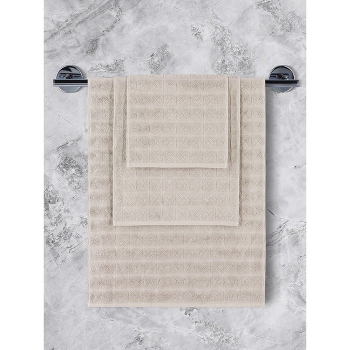 Полотенце махровое Vente 50х90 см, цвет бежевый
Полотенце махровое Vente 50х90 см, цвет бежевый