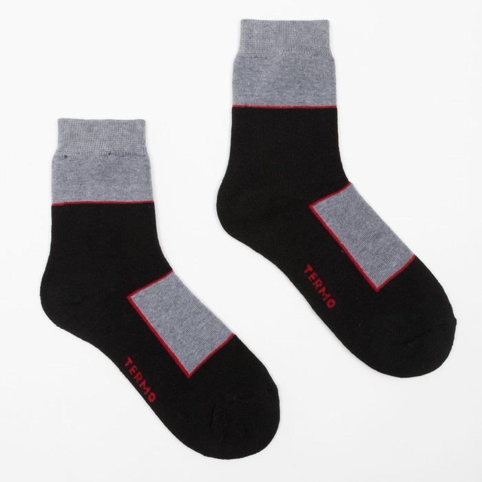 Носки мужские термо, цвет серо-чёрный, р-р 27
Носки мужские термо, цвет серо-чёрный, р-р 27