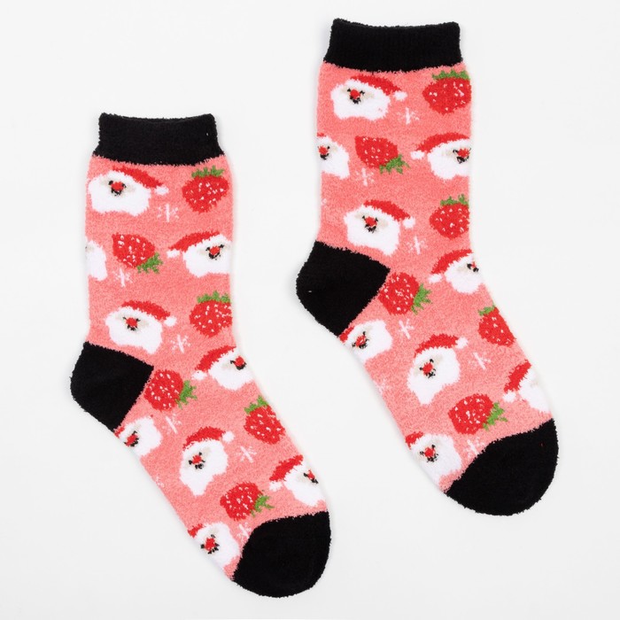 Носки женские махровые, цвет розовый/черный, размер 36-40
Носки женские махровые, цвет розовый/черный, размер 36-40