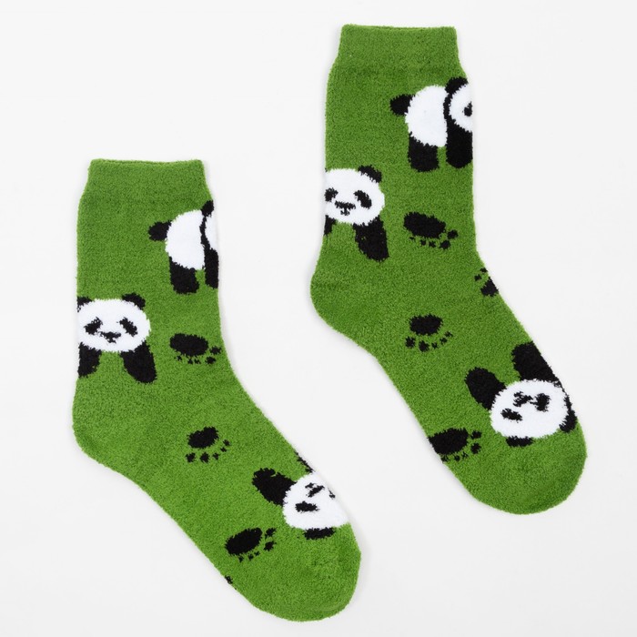 Носки женские махровые "Панда", цвет зеленый, размер 36-40
Носки женские махровые "Панда", цвет зеленый, размер 36-40