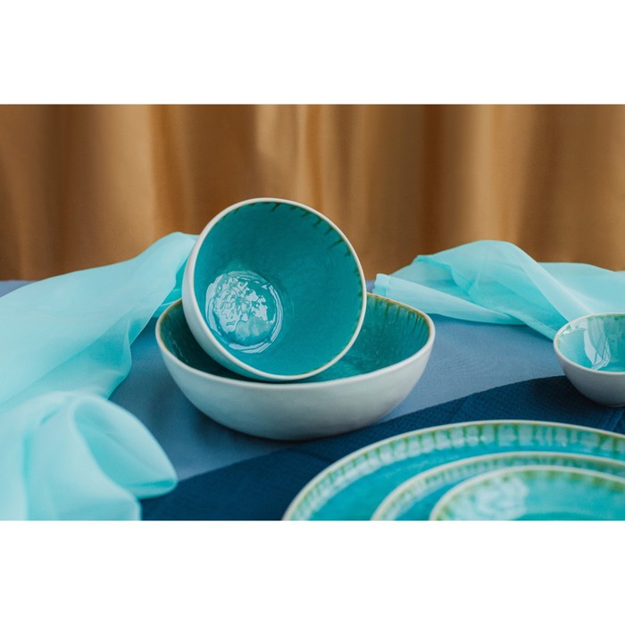 фото Миска laguna azzuro, 600 мл, 14×8,5 см cosy & trendy