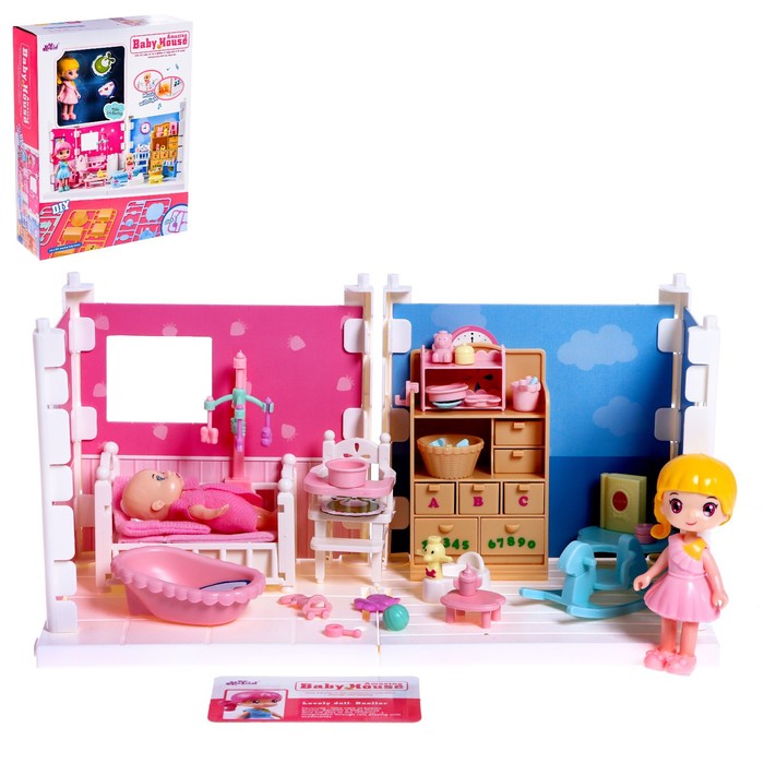 Игровой набор «Мама Кэтти» с меблью, малышом и аксессуарами
Игровой набор «Мама Кэтти» с меблью, малышом и аксессуарами
