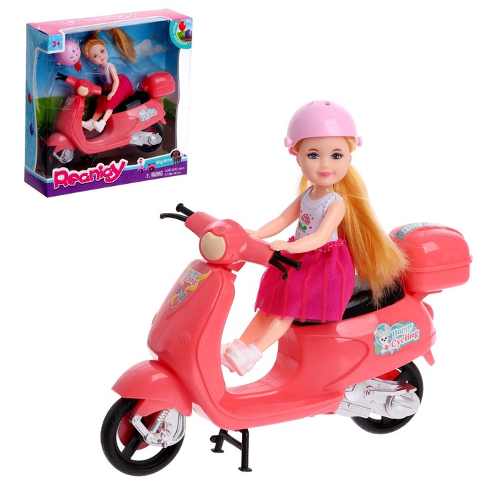 Кукла малышка «Катя» с мопедом и аксессуарами, МИКС
Кукла малышка «Катя» с мопедом и аксессуарами, МИКС