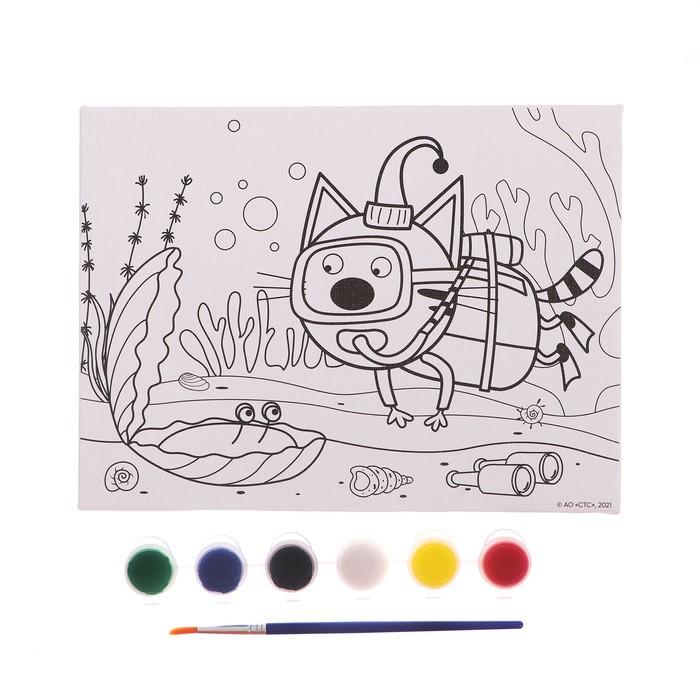 Холст для росписи «Три кота» 15 × 20 см
Холст для росписи «Три кота» 15 × 20 см