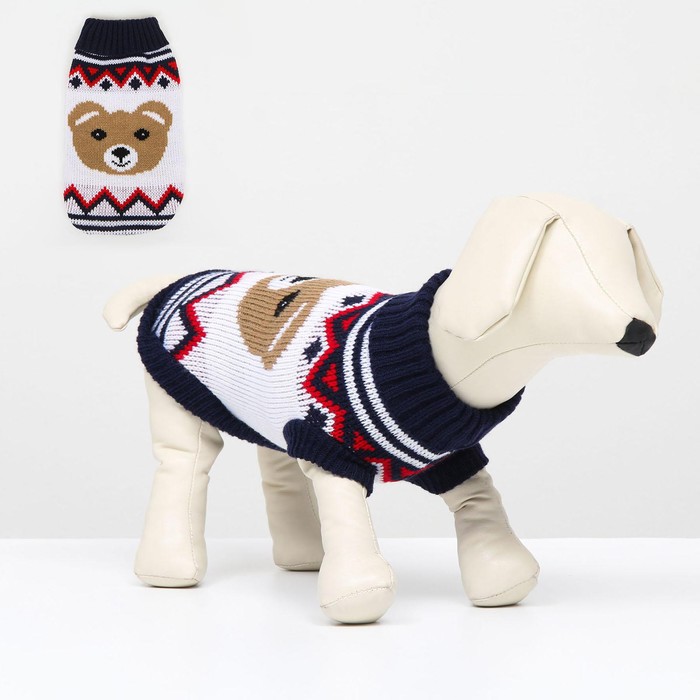 Свитер "Мишка", XL (ДС 34, ОШ 34, ОГ 32-51 см)
Свитер "Мишка", XL (ДС 34, ОШ 34, ОГ 32-51 см)