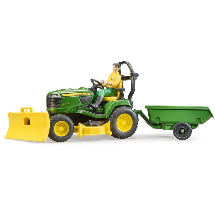 фото Игровой набор трактор john deere с прицепом и фигуркой bruder