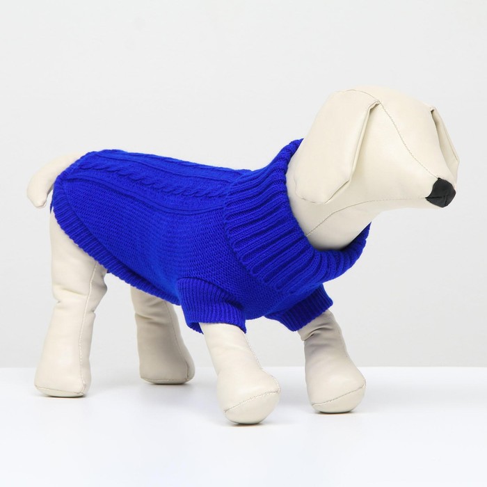 Свитер с ажурной вязкой, 3XL (ДС 46, ОШ 46, ОГ 38-64 см), синий
Свитер с ажурной вязкой, 3XL (ДС 46, ОШ 46, ОГ 38-64 см), синий