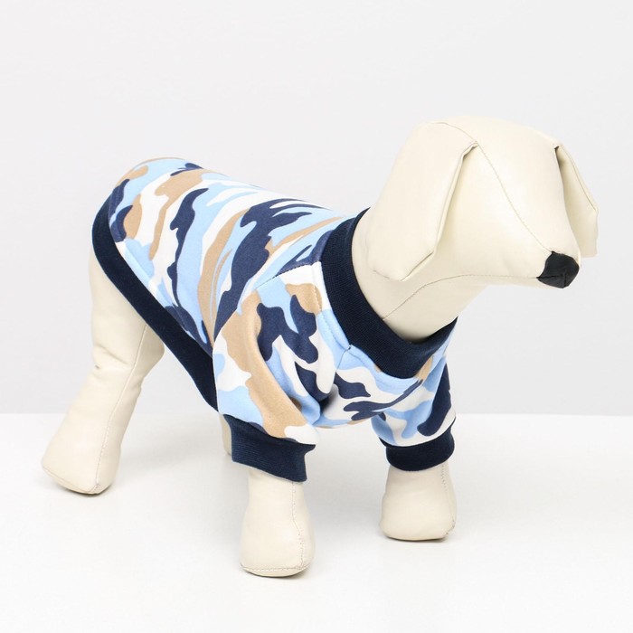 Толстовка "Милитари", размер S (ДС 25, ОШ 25, ОГ 35 см), синяя
Толстовка "Милитари", размер S (ДС 25, ОШ 25, ОГ 35 см), синяя